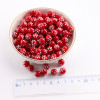 10mm Red Polka Dot Round Acrylic Beads Diy Handmade Beaded Earrings Bracelet Jewelry