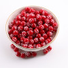 10mm Red Polka Dot Round Acrylic Beads Diy Handmade Beaded Earrings Bracelet Jewelry
