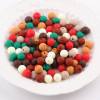6-16mm Mixed Color Frosted Acrylic Solid Paint Round Beads Loose Diy Handmade Beaded