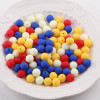 6-16mm Mixed Color Frosted Acrylic Solid Paint Round Beads Loose Diy Handmade Beaded