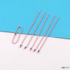 1.5*10cm Color Painted Metal Bead Chain Tag Diy Handmade Doll Bag Hanging Jewelry