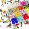 Diy Jewelry Accessories Loose Beads 3-20mm White Beige Abs Imitation Pearl Straight Hole