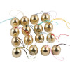 28mm Alloy Wind Chime Hat with Bell Core Pendant Christmas Material Holiday Decoration