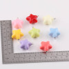 23mm Macaron Color Three-dimensional Five-pointed Star Acrylic Fat Pendant Diy Handmade