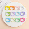 New Dopamine Zinc Alloy Bow Kt Cat Spring Buckle Keychain Connection Diy Handmade Jewelry
