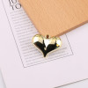 35*44mm Macaron Color Solid Large Peach Love Hanging Hole Pendant Diy Mobile Phone Chain