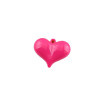 35*44mm Macaron Color Solid Large Peach Love Hanging Hole Pendant Diy Mobile Phone Chain