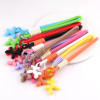 Colorful Cute Balloon Dog Silicone Mobile Phone Case Lanyard Diy Water Cup Bag Doll