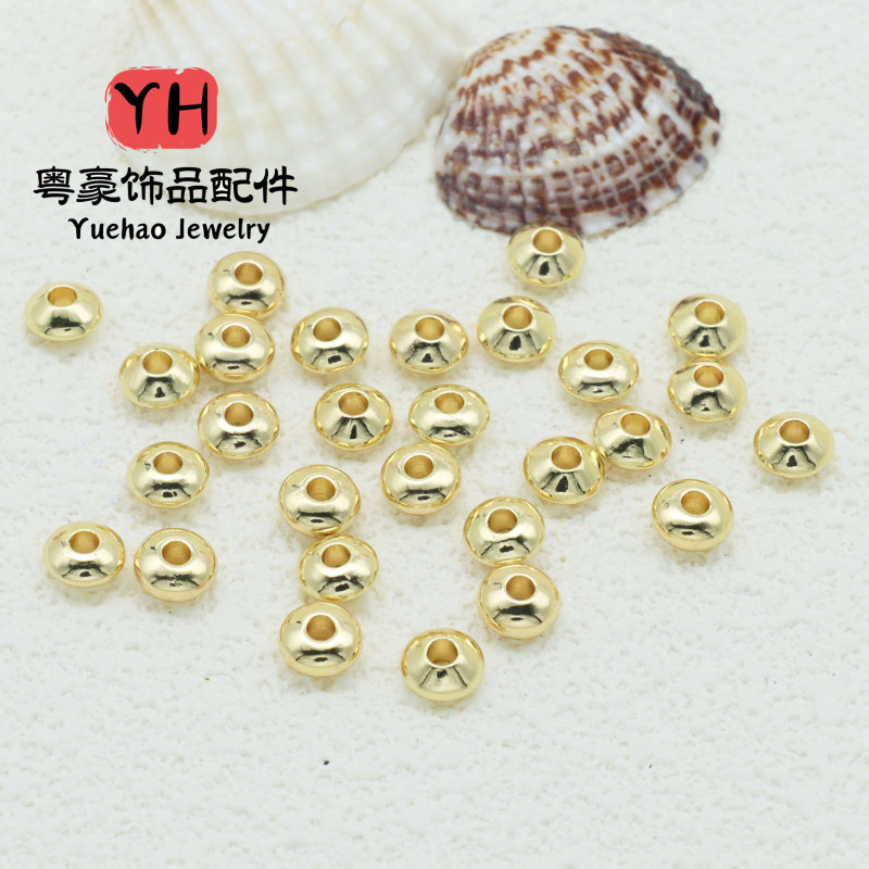 14k Gold-filled Color-protected Abacus Beads Spacer Material Handmade Diy Jewelry