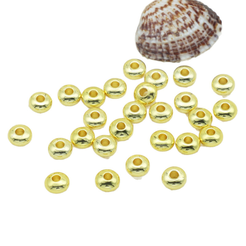 14k Gold-filled Color-protected Abacus Beads Spacer Material Handmade Diy Jewelry