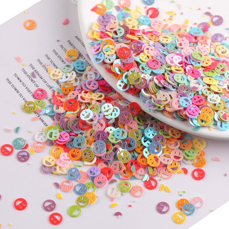 Mixed Color Special-shaped Color-plated Love Stars Flowers Sequins Diy Handmade Manicure