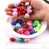 20mm Colorful Cartoon Cute Smiling Bunny Resin Loose Beads Diy Handmade Bracelet Keychain