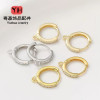 Color-preserving 14k Gold-filled Earrings Inlaid with Zircon Fashion Semi-finished