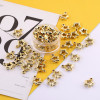 Simple Hollow Five-pointed Star with Hanging Hole Pendant Diy Handmade Earrings Necklace