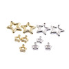Simple Hollow Five-pointed Star with Hanging Hole Pendant Diy Handmade Earrings Necklace