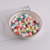 Simulated Mushroom Color Solid Luminous Mini Resin Pendant Diy Handmade Keychain Jewelry