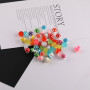 Simulated Mushroom Color Solid Luminous Mini Resin Pendant Diy Handmade Keychain Jewelry