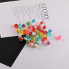 Simulated Mushroom Color Solid Luminous Mini Resin Pendant Diy Handmade Keychain Jewelry