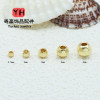14k Gold-filled Color-preserving Solid Laser Beads, Faceted Spacer Bracelet Necklace Diy