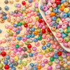 4mm Colored Glass Cream Millet Beads Handmade Diy Bracelet Jewelry Accessories Materials