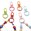Colorful Donut Alloy Spring Buckle Handmade Diy Jewelry Accessories Luggage Toy Pendant