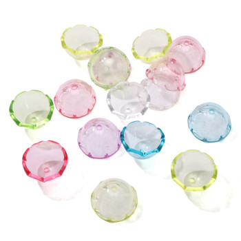 Transparent Acrylic Jellyfish Wind Chime Cover Hand Beaded Handmade Diy Bracelet Necklace
