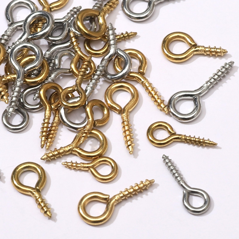 Stainless Steel Sheep's Eye Horn Nails, Screws, Handmade Diy Earrings, Accessories