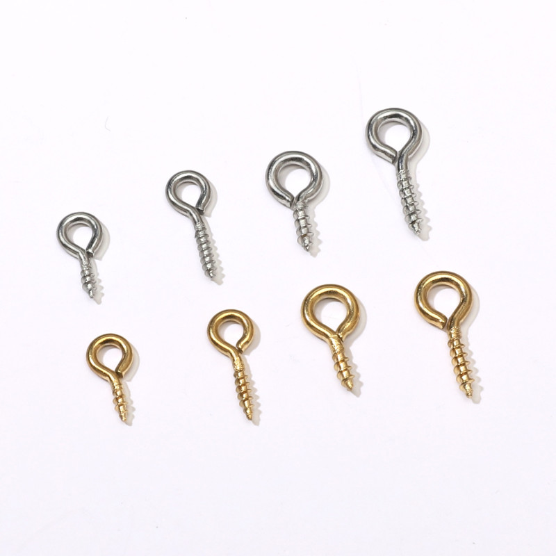 Stainless Steel Sheep's Eye Horn Nails, Screws, Handmade Diy Earrings, Accessories
