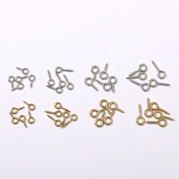 Stainless Steel Sheep's Eye Horn Nails, Screws, Handmade Diy Earrings, Accessories