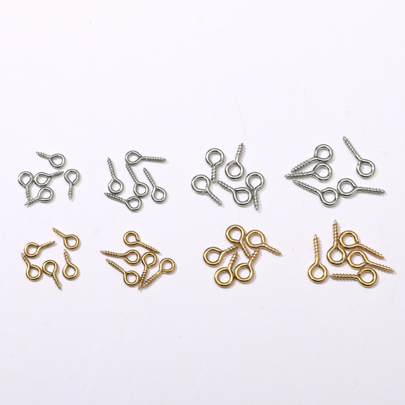 Stainless Steel Sheep's Eye Horn Nails, Screws, Handmade Diy Earrings, Accessories