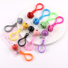 Candy Color Solid Plastic Light Bulb Buckle Bell Lobster Keychain Diy Handmade Bag Toy