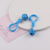 Candy Color Solid Plastic Light Bulb Buckle Bell Lobster Keychain Diy Handmade Bag Toy