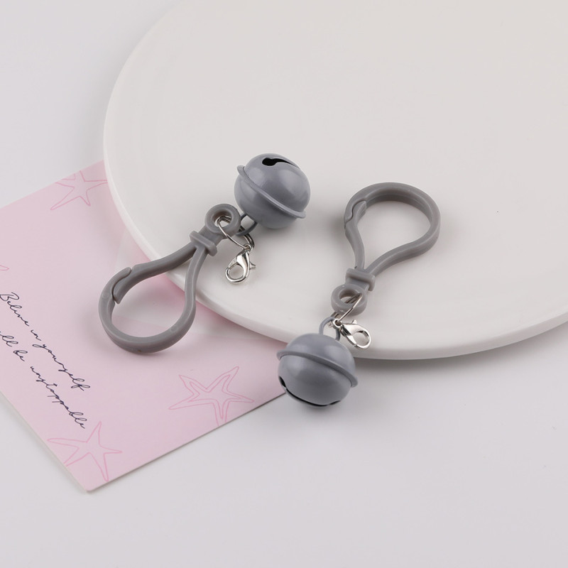 Candy Color Solid Plastic Light Bulb Buckle Bell Lobster Keychain Diy Handmade Bag Toy