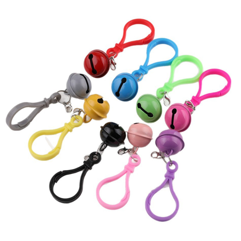 Candy Color Solid Plastic Light Bulb Buckle Bell Lobster Keychain Diy Handmade Bag Toy