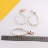 Imitation Pearl Short Chain Star Moon Metal Keychain Hand Bag Hand-beaded Hanging Jewelry