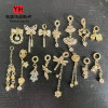 Copper-plated 14k Gold-covered Color-preserving Tassel Pendant Butterfly Star Diy