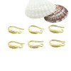 14k Gold-filled Color-preserved Zircon Geometric Shape with Hanging Ear Hook Accessories