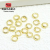 14k Gold-filled Color-protected String Double-hole Closed Ring Diy Pearl Bracelet