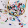7*13mm Antique Color Streamer Gold Powder Bamboo Beads Loose Beading Diy Handmade