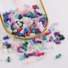 7*13mm Antique Color Streamer Gold Powder Bamboo Beads Loose Beading Diy Handmade