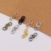 Metal Four-link Chain Single Extension O-shaped Keychain Single-turn Connecting Material