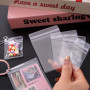 Pvc Transparent Side Hole Offset Bag Storage Bag Bead Bag Protective Cover Handmade Diy