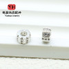 14k Gold-filled Color-preserving Micro-paved Zircon Separator Handmade Diy Bracelet