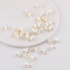Simple Imitation Pearl Lily of the Valley Flower Trumpet Leaf Hat Pendant Diy Handmade