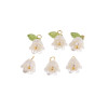 Simple Imitation Pearl Lily of the Valley Flower Trumpet Leaf Hat Pendant Diy Handmade
