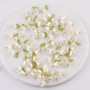 Simple Imitation Pearl Lily of the Valley Flower Trumpet Leaf Hat Pendant Diy Handmade