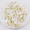 Simple Imitation Pearl Lily of the Valley Flower Trumpet Leaf Hat Pendant Diy Handmade