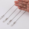 16cm Simple Round Bead Chain Book Ring Buckle Bile Connecting Hanging Tag Advertising