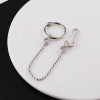 16cm Simple Round Bead Chain Book Ring Buckle Bile Connecting Hanging Tag Advertising