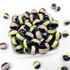 Hot Style Contrasting Colored Glass Transfer Beads Imitation Jade Transparent Diy Lucky